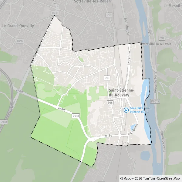 Carte Rue du Clos du Tellier, 76800 Saint-Étienne-du-Rouvray