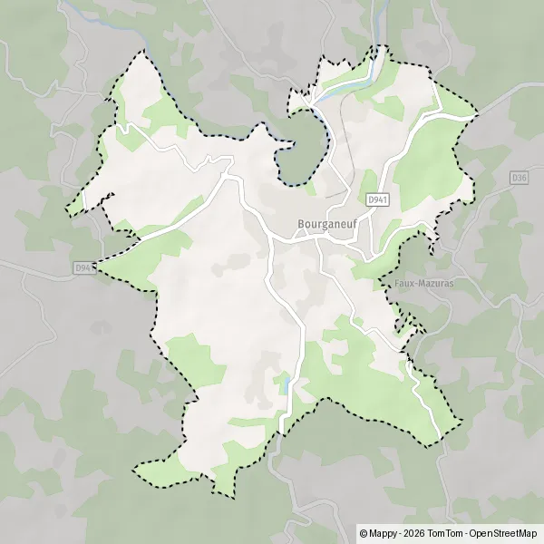 Carte Rue Joliot-Curie, 23400 Bourganeuf