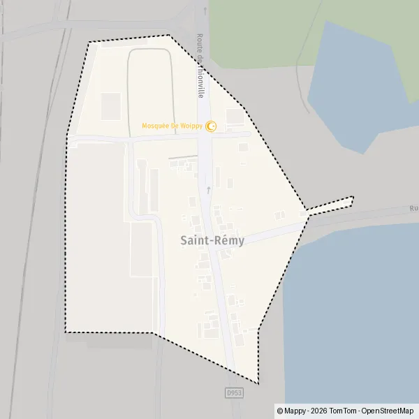 Carte Rue Saint-Rémy, 57310 Bertrange