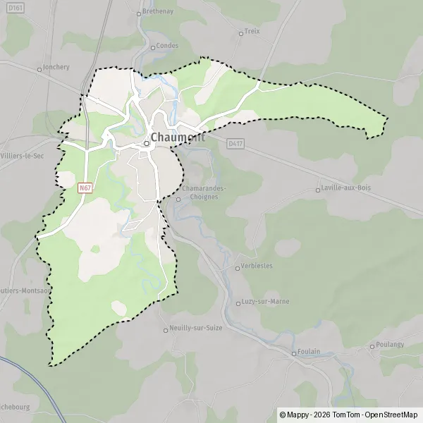 Carte Rue Youri Gagarine, 52000 Chaumont