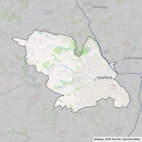 Plan Sheffield : carte de Sheffield (S1 1) et infos pratiques
