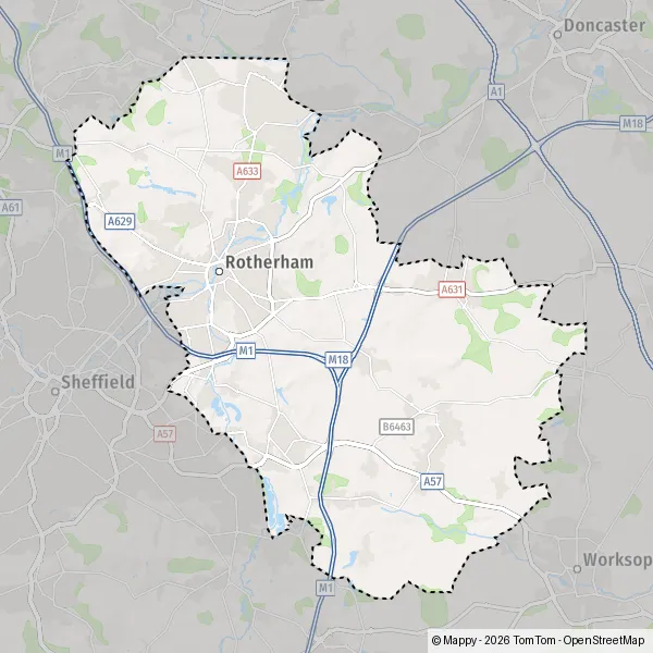 Rotherham Local Plan Map