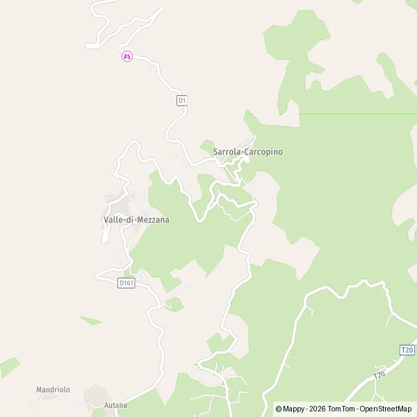 Carte Sarrola-Carcopino, 20167 Sarrola-Carcopino