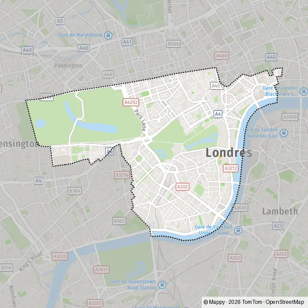Plan Londres : carte de Londres (SW1P 3) et infos pratiques